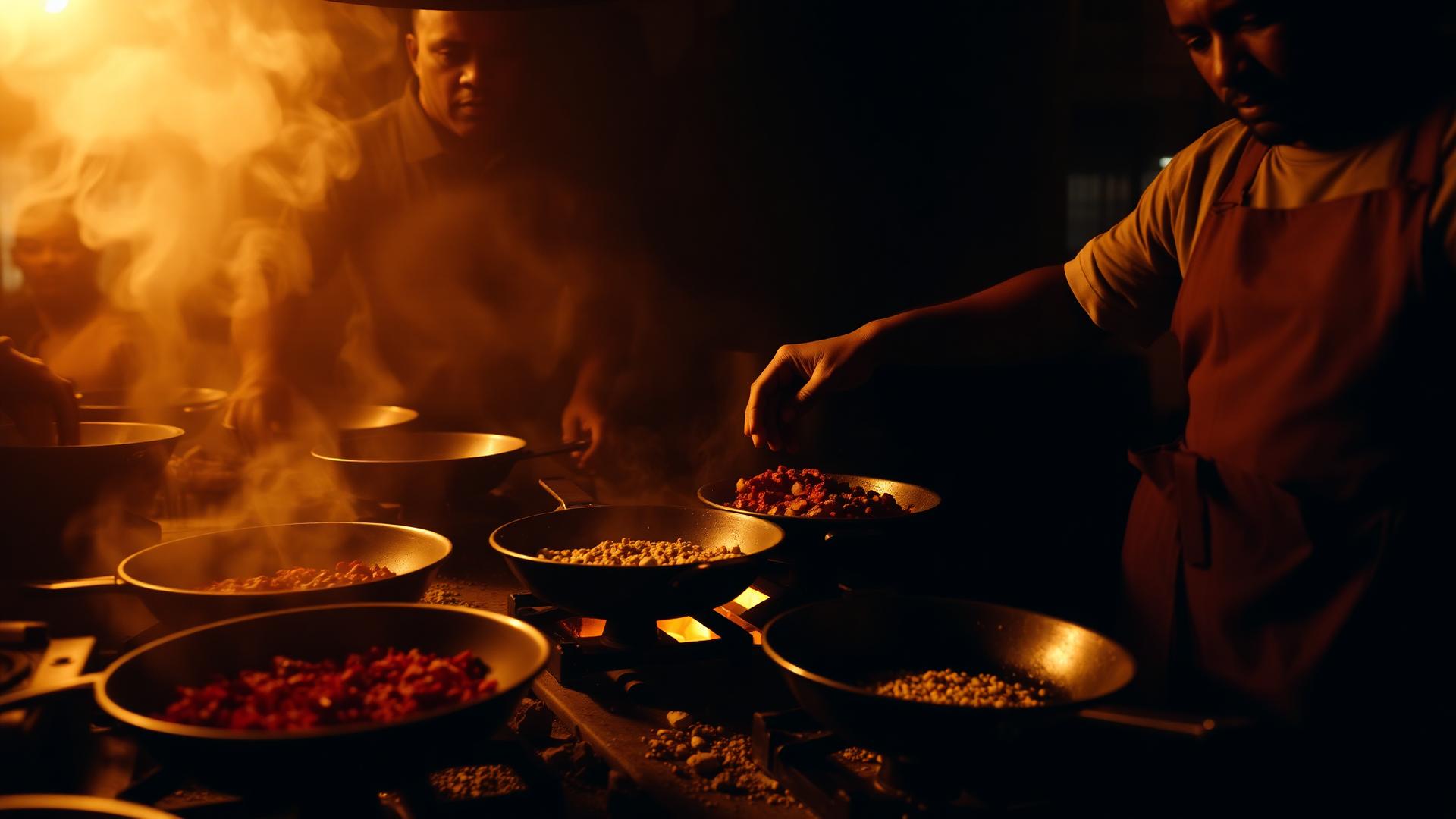 Senegalese kitchen ambiance